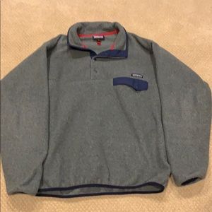 Patagonia Synchilla Snap T Fleece Grey Pullover